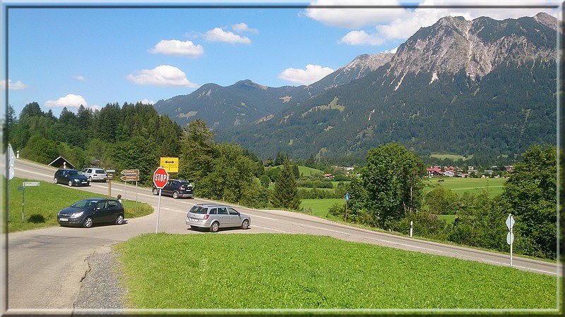Blick auf Oberstdorf aus westlicher Richtung. Hier schon Richtung Rubi.